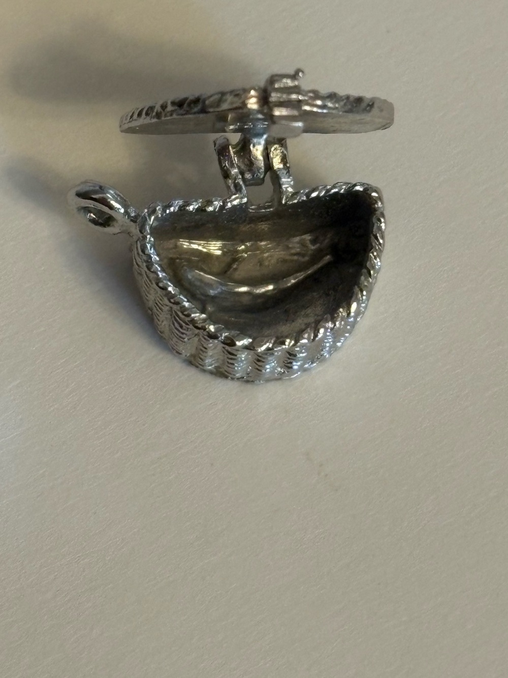 Vintage Basket Locket Pendant